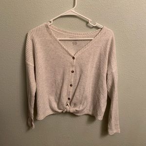 American Eagle Waffle Knit Sweater!
